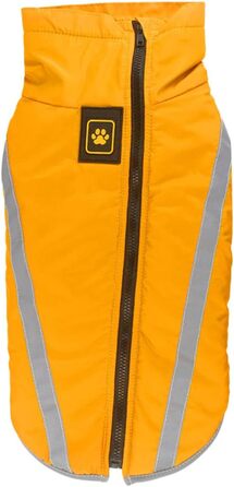 Водонепроникний дощовик для собак, жовтий, 55x68 см - дощовик для маленьких собак та цуценят