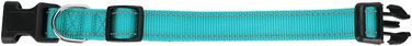 Нашийник для собак з нейлону з персоналізованою вишивкою, світловідбиваючий набір, блакитний колір, з гравіюванням на замовлення, для великих, середніх та маленьких собак