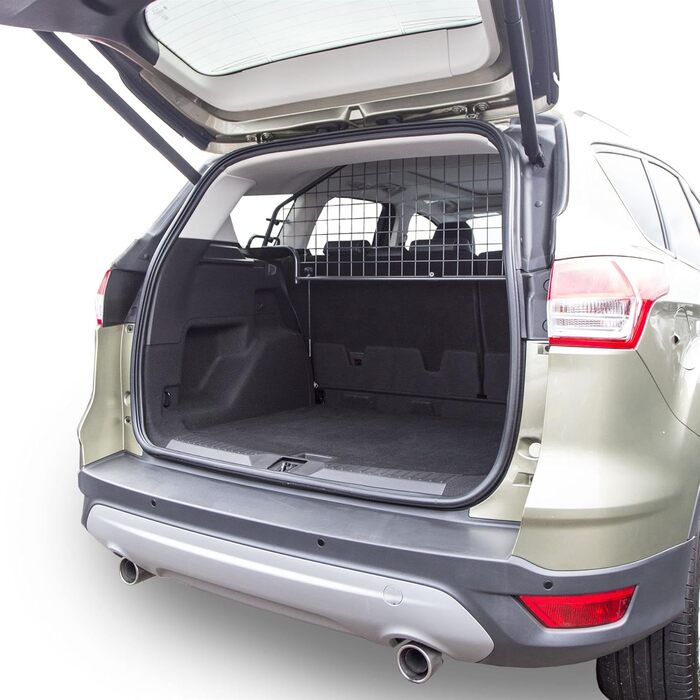 Сталевий захисний бар'єр для багажника Travall для Ford Kuga (2013-2019), Escape (2012-2019) – автомобільна перегородка для домашніх тварин, вантажу, індивідуальна, міцна