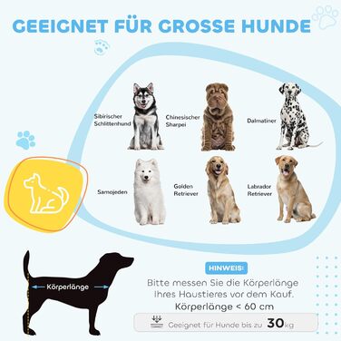 Клітка для собак PawHut - Будинок для великих собак, 100x60x73.5 см, сірий колір