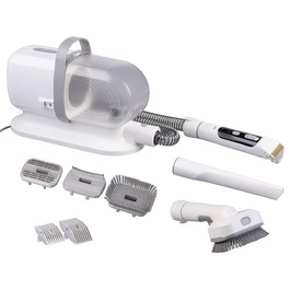 Набір для грумінгу тварин 8-в-1: машинка для стрижки, пилосос для шерсті, фен та щітка