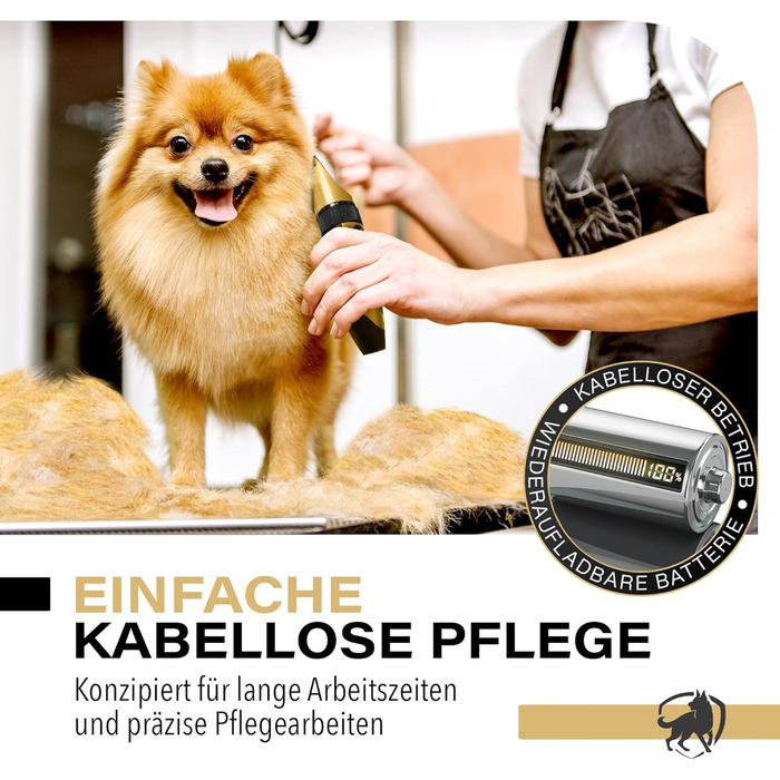 Професійна машинка для стрижки собак і котів PetProved, для довгої шерсті, тример для тварин, електрична, для домашніх улюбленців