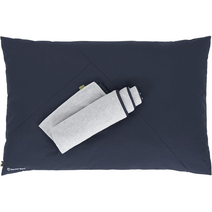 М'яке ліжко для собак великих порід Doctor Bark GreenLabel, XL, кобальтовий колір. Легко миється, зручне, знімний чохол.