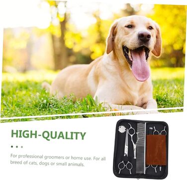 Набір професійних ножиць для грумінгу тварин з нержавіючої сталі