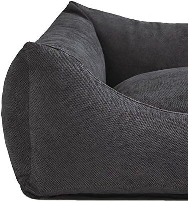 Лежак для собак Sofa Sun 80x60 см, коричневий – 6 розмірів, 4 кольори, м'яке собаче ліжко, килимок, диван, корзина