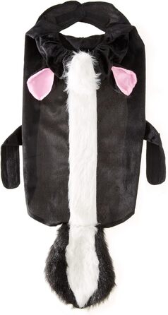 Костюм для собак Casual Canine Lil' Stinker, розмір S (до 30.5 см), чорний/білий