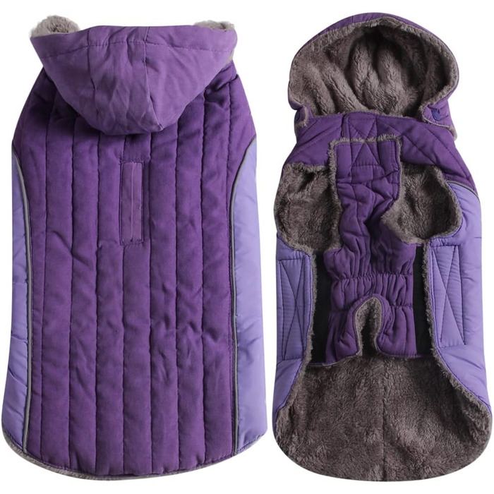 Флісовий теплий пуловер з капюшоном для собак, тепла куртка для цуценят на зиму, зелений, розмір S