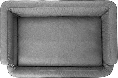 Крісло-ліжко для собак та котів, ліжко для тварин, знімний чохол, графіт, XXL (117x79 см)
