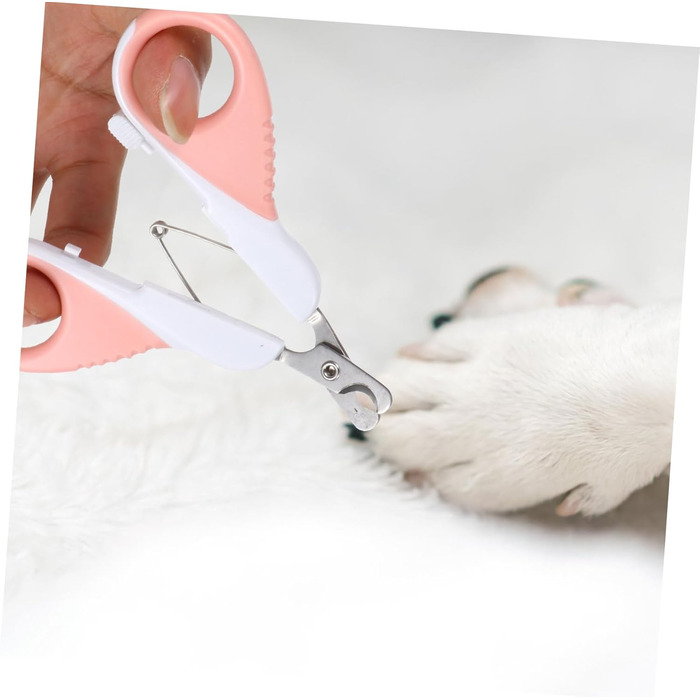 Набір з 3 шт. ножиків для обрізання кігтів собак Besportble з нержавіючої сталі, ергономічні, для собак маленьких, середніх та великих порід. Практичне аксесуар для догляду за домашніми тваринами.