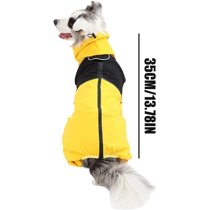 Зимовий теплий комбінезон для собак, водонепроникний, XL