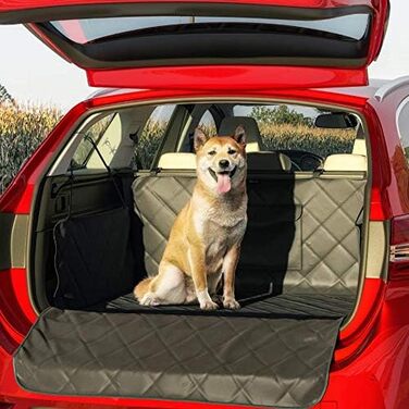 Захист для багажника автомобіля BELISY для собак: водовідштовхувальний килимок з захистом бокових стінок та краю вантажного відсіку, антиковзаюча поверхня, 185 x 101 x 35 см. Преміум якість, універсальний розмір.