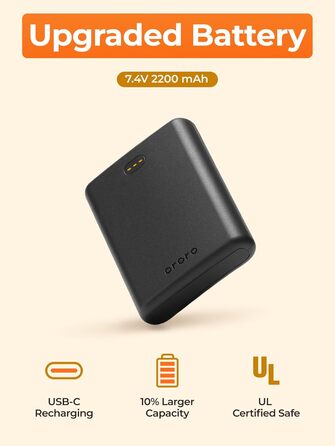 ORORO Теплий зимовий одяг для собак з підігрівом, акумуляторний, відбиваючий, для малих, середніх та великих собак (Синій, L)