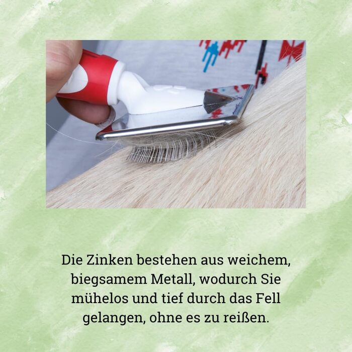 Щітка для собак EHASO Softzupfbürste - велика та середня, для грумінгу