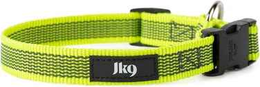 Нашийник для собак JULIUS K-9 200HA-K-2015 серії Color & Gray, чорно-сірий, регульований, 50 мм, 49-70 см, з надійним закриттям та логотипом, 1 шт.