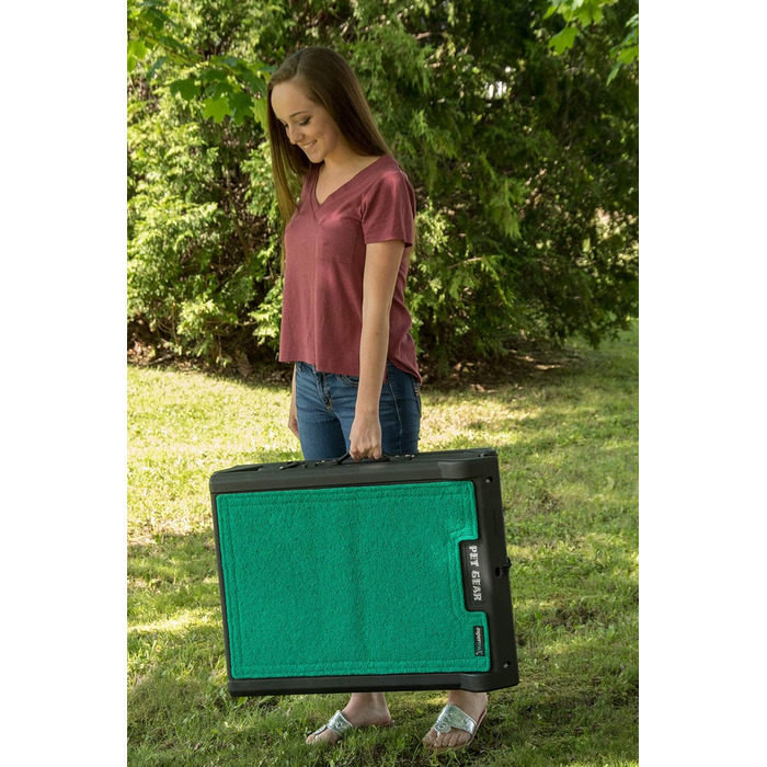 Рампа для домашніх тварин Pet Gear Tri-Fold, 180 см, для собак та котів, до 90 кг, смарагдовий колір