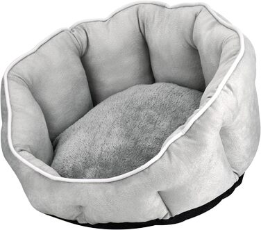 М'яке ліжко для собак та котів Queta, 46x46x23 см (Сірий)