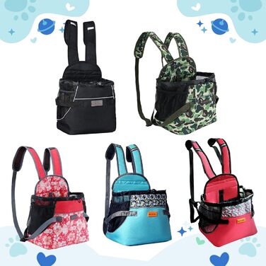 Рюкзак для кота/маленького собаки: зручний переносник для тварин з великою кишенею, безпека та комфорт, блакитний (S, чорний)