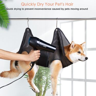 Гаммачок для грумінгу собак - міцна конструкція, комфортна шлейка для догляду за шерстю | Гамачок для грумінгу великих собак