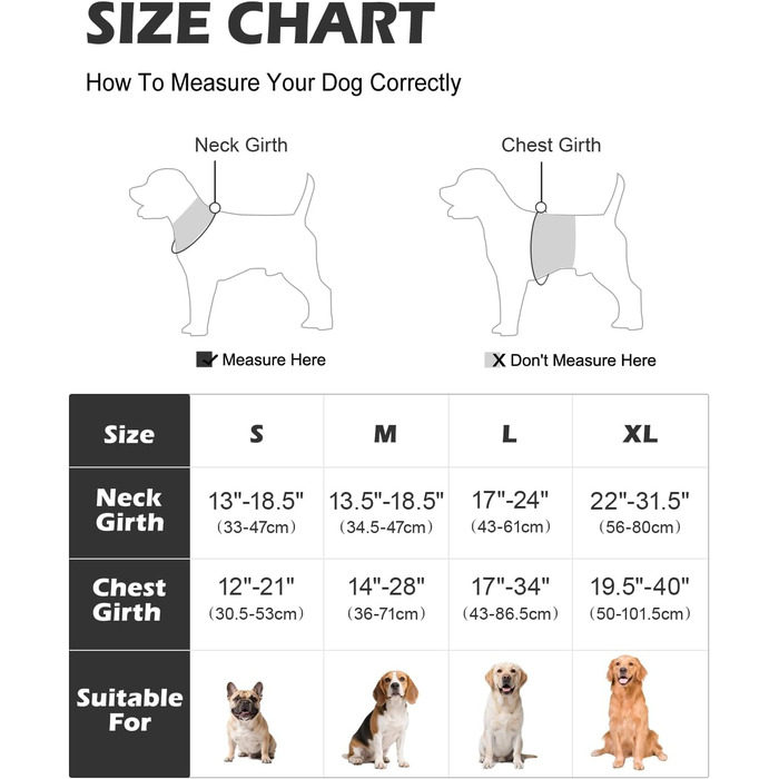 Світловідбиваючий нашийник для собак Joytale, акумуляторний, для середніх собак, без натягування, з LED, з ручкою, регульований, для нічних прогулянок, зелений, M. Зелений (XL (1 шт.), чорно-синій)