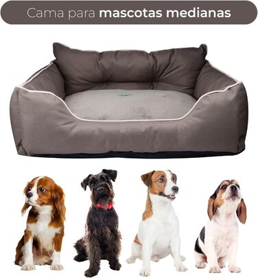 Ляжка для собак United Colors of Benetton, M, коричнева, 75 см, поліестер, ергономічна, для середніх собак