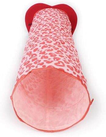 Туннель-іграшка для котів та тварин, Pop-Up, складаний, для дому (червоний)