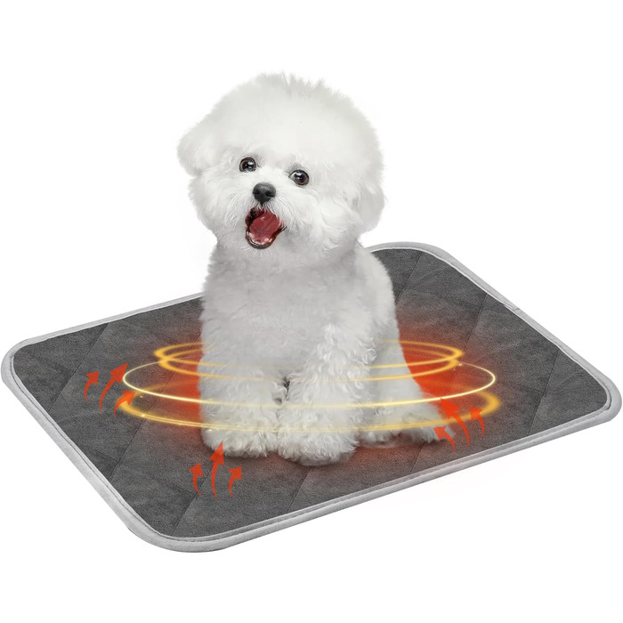 Самогріюча ковдра для котів та собак - тепла підстилка для тварин, 45x60 см