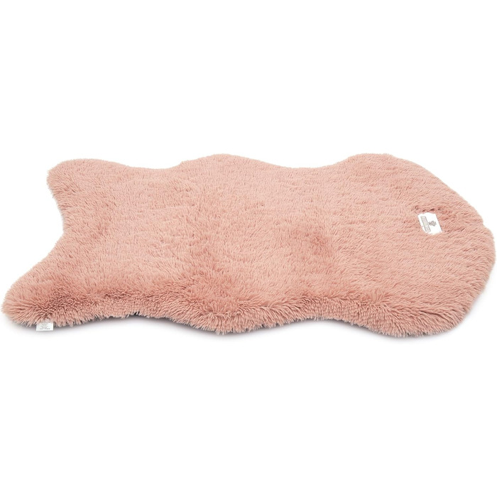 Ортопедичне собаче ліжко Pfoten&nasen® вологостійке, рожеве, 128x80 см. Легко миється, підходить для великих собак. Матрац, килимок, охолоджувальний мат.