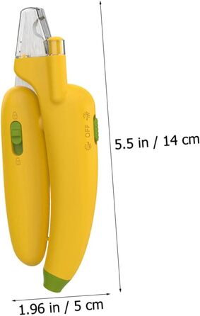 Набір для стрижки кігтів для собак та котів Supvox (набір 3 шт.) - професійний інструмент для догляду за тваринами, нержавіюча сталь, жовтий