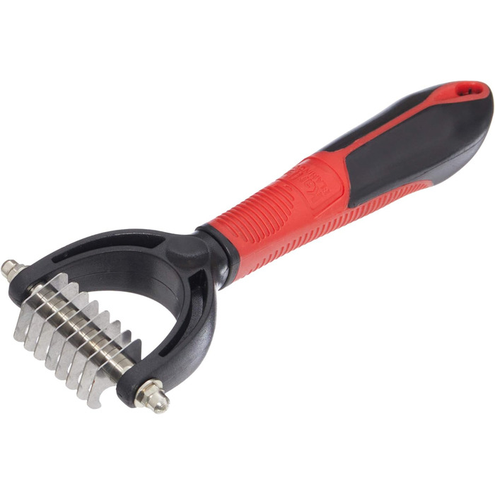 Видальник ковтунів Karlie Entfilzer з ручкою, 8x7.5x3.5 см, червоно-чорний