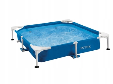 Каркасний квадратний басейн для тварин Intex 152x152x30.5 см (48402)