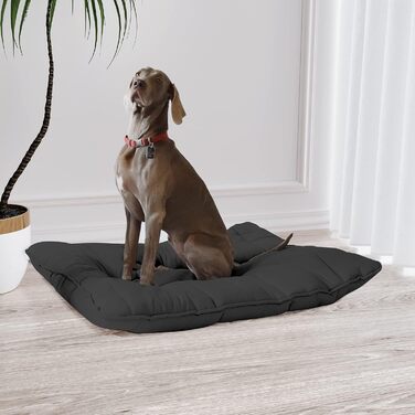 Елегантна подушка для собак Maxy, 60x100 см (темно-сірий, 130x100 см)