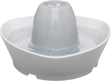 Керамічний фонтан для води PetSafe Streamside, 1,8 л, фільтрований, безшумний, для котів і собак