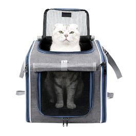 Транспортна сумка для собак на велосипед, дихаюча, портативна | Кошик для собак та домашніх тварин на велосипед | Безпека під час поїздок, прогулянок, подорожей, активного відпочинку для сім'ї та котів