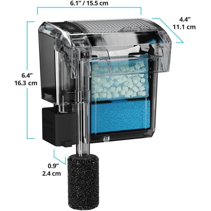 Фільтр для акваріума Fluval AquaClear AC30 чорний