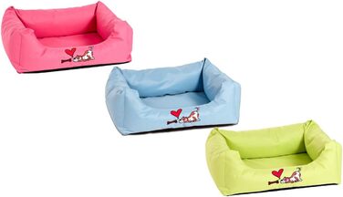 Крісло-ліжко для собак Montenegro, блакитне, 80 x 67 x 22 см