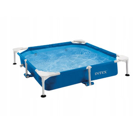 Каркасний квадратний басейн для тварин Intex 152x152x30.5 см (48402)