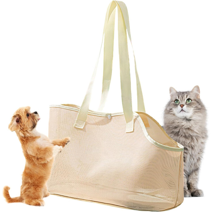 Транспортна сумка Bexdug для котів та собак, переноска для прогулянок, легка та зручна, з сіткою для вентиляції, для маленьких собак та цуценят