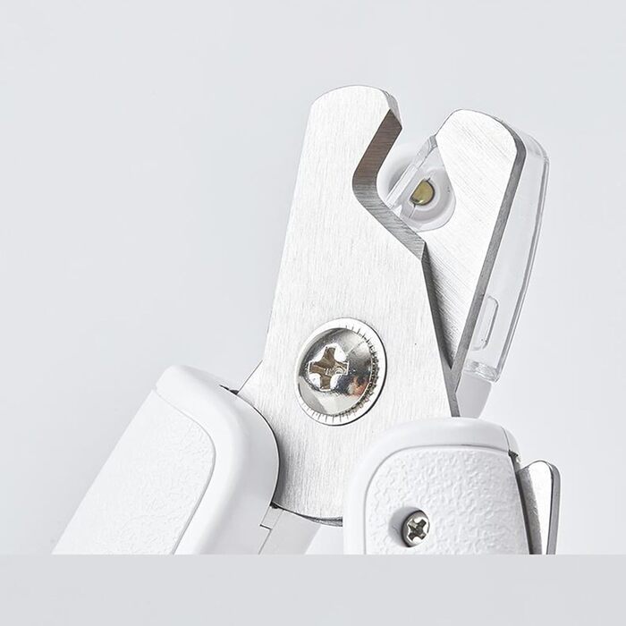 Професійний кусачковий триммер для догляду за кігтями собак та котів з підсвічуванням, для точного підрізання товстих кігтів