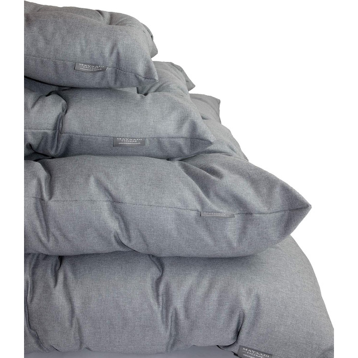 Ортопедичне ліжко для собак Mayaadi-Home: м'який лежак, килимок, матрац для собак (XL, 100x80 см, сірий)