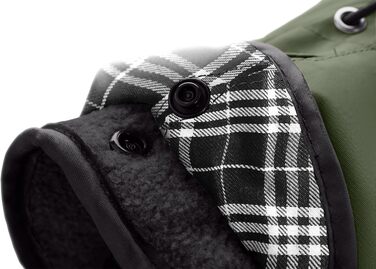 Водонепроникний теплий дощовик для собак Hunter Uppsala, хакі, 2в1 знімний підкладка, розмір 30