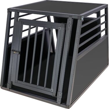 Kerbl Pet Транспортна переноска для собак Vacation, алюміній, 77x55x50 см, з антиковзним килимком, легке очищення