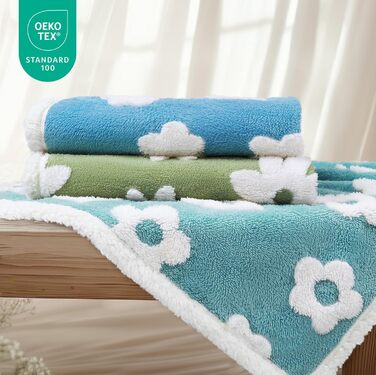 Водонепроникний коврик для собак середніх та великих порід Luciphia, теплий, м'який, з жаккардовим малюнком та Sherpa підкладкою, 85x57 дюймів (216x145 см), для захисту дивану