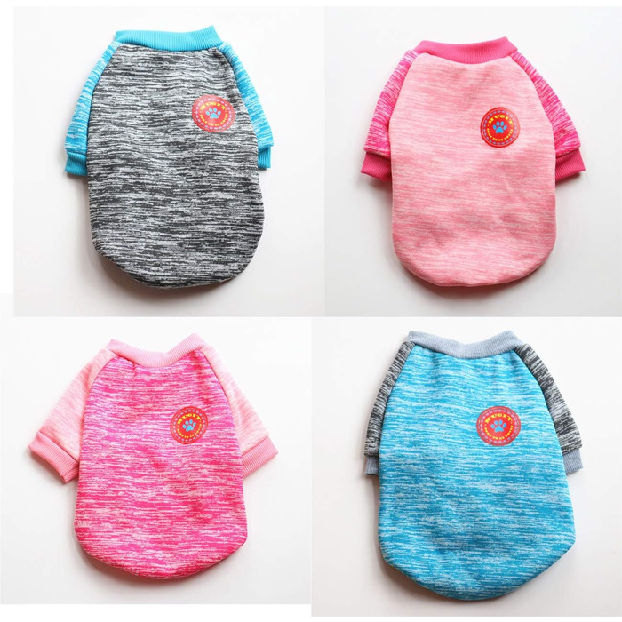 Теплий собачий светр HAPEE для малих та середніх собак з емблемою, для цуценят, котів та собак взимку