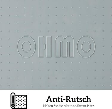 Килимок для котячого туалету OHMO з преміум-силікону 60x40 см, 2 шт., вологостійкий та BPA-free, легко чиститься, сірий (темно-сірий)