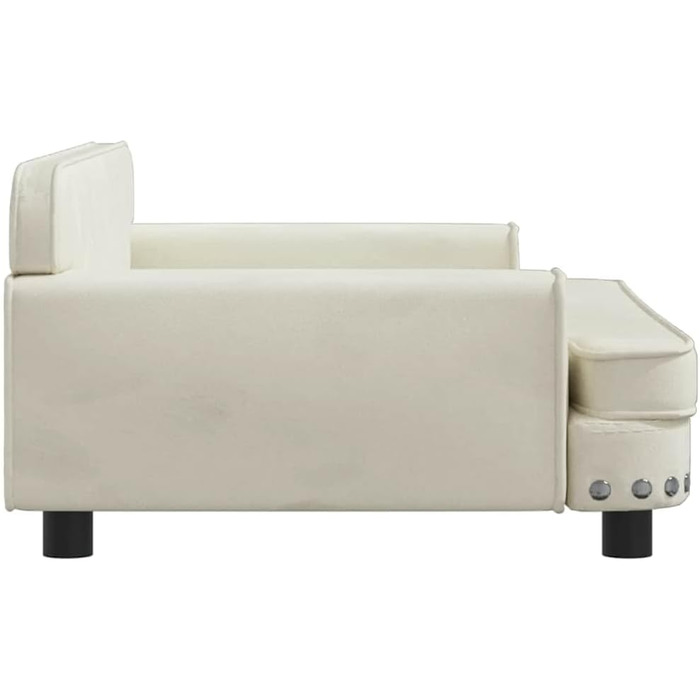 Крісло-ліжко для собак VidaXL, 90 x 53 x 30 см, кремовий колір