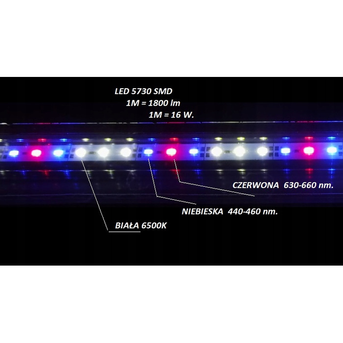 LED-освітлення для акваріума 60 см 5630 Spectrum II