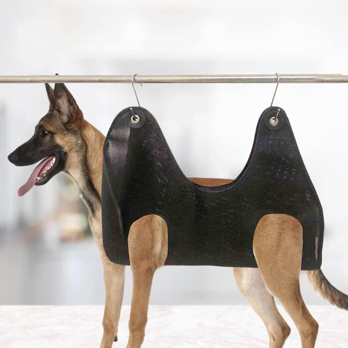 Гніздо для грумінгу собак Hongjingda: зручне та безпечне місце для догляду за шерстю, з гачками та ремінцем, підходить для собак та котів, розмір 54 x 39 см