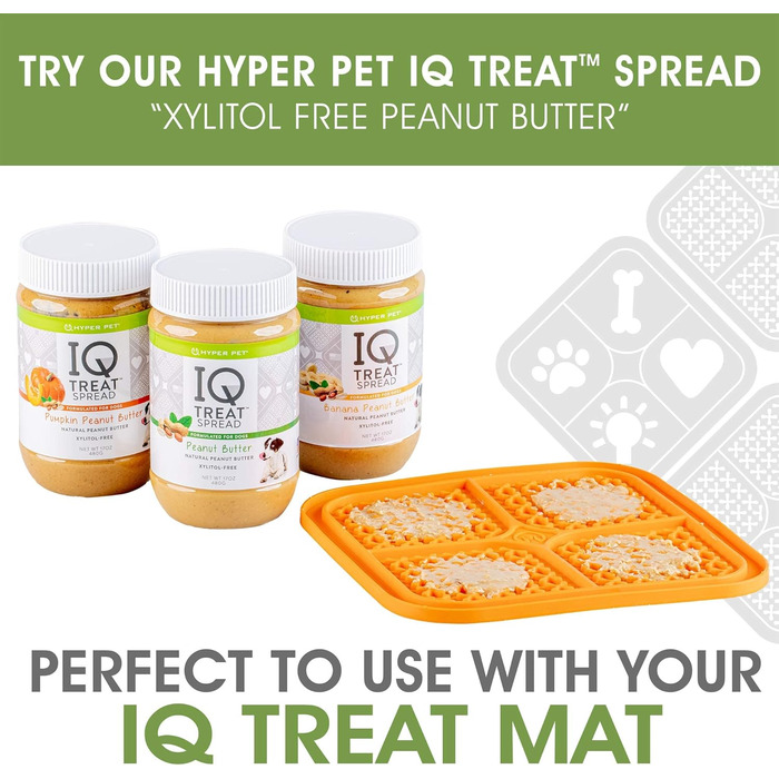 IQ-іграшка для собак та котів Hyper Pet: килимок-лежанка для повільного годування, пазл-лежанка, оранжевий, великий розмір