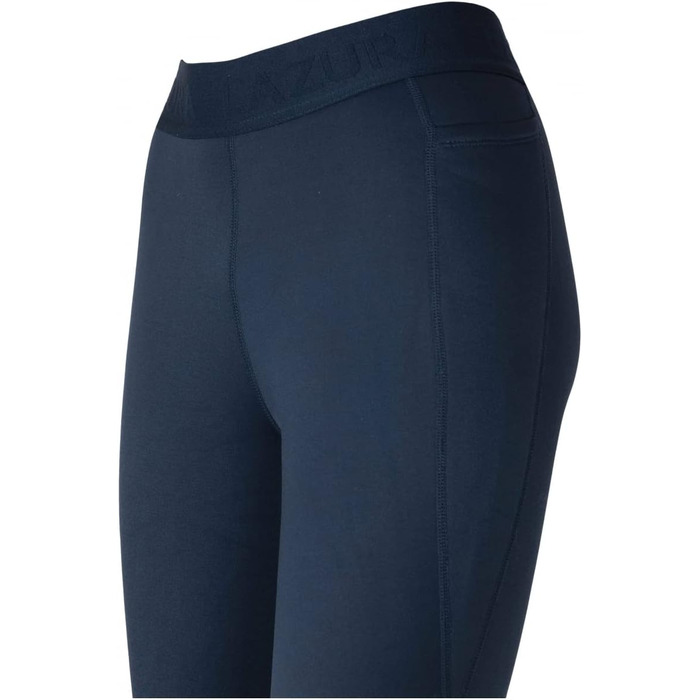 Легінси для верхової їзди Lazura Winter Anita | Силіконовий накладка на колінах | 2 кишені для телефону | Чорні або темно-сині | Розміри 32-46