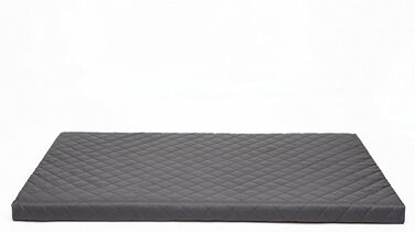 Крісло-лежанка для собак XL, 93x62 см, чорний Eco-шкіра, з м'яким матрацом